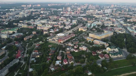 Aerial view of the city Stock Footage 170706726