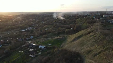 Aerial view of the city Stock Footage 187859228