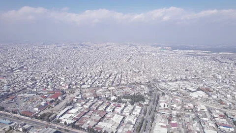 Aerial view of city Stock Footage 239077172