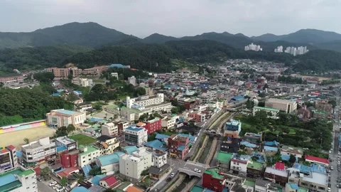 Aerial view of the city Video stock 303398977