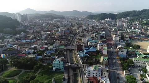 Aerial view of the city Video stock 303398981
