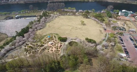 Aerial view of the city Stock Footage 303550907