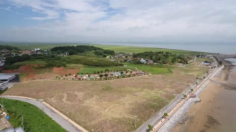 Aerial view of the city Video stock 306034053