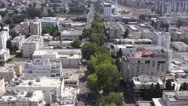 Aerial View Of The City Of Nahariyya With Empty Streets, Covid19 Lockdown. Stock Footage