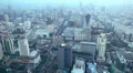 Aerial View Of City Skyline Bangkok, Thailand, Rachaprarop, Pratunam, Skyscraper HD Footage