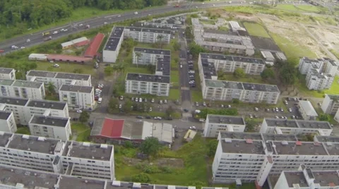 Aerial View of cityscape Stock Footage 60603446