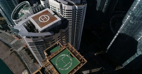 Aerial view of the cityscape, Skyscraper of Centum city in Busan Stock Footage 100962458