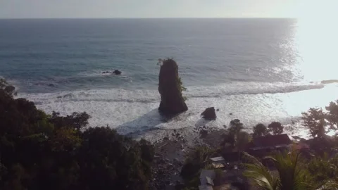 Aerial view of cliff 4K Stock Footage 289768278
