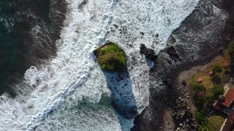 Aerial view of cliff 4K Stock Footage 289768559