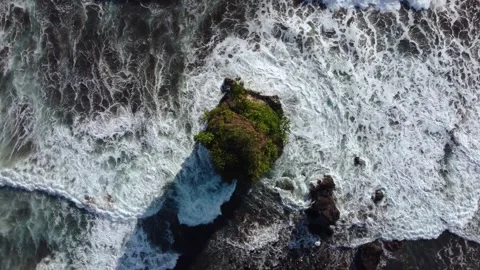 Aerial view of cliff 4K Stock Footage 289768703