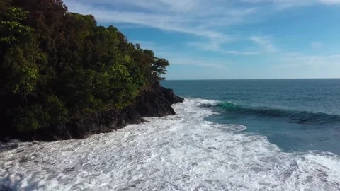 Aerial view of cliff 4K Stock Footage 289769087