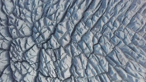 Aerial view. Close up of Largest Glacier in the world. Antarctica Stock Footage 128727045