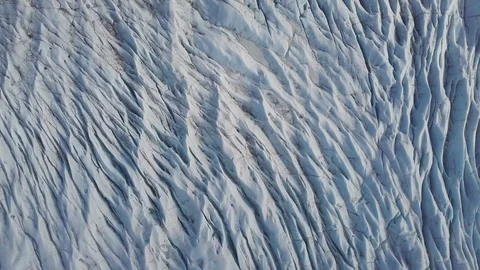 Aerial view. Close up of Largest Glacier in the world. Antarctica Video stock 128727307