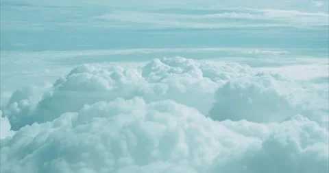 Aerial View of a Cloud Deck at Five Thousand Meters Stockbeeldmateriaal 68105100