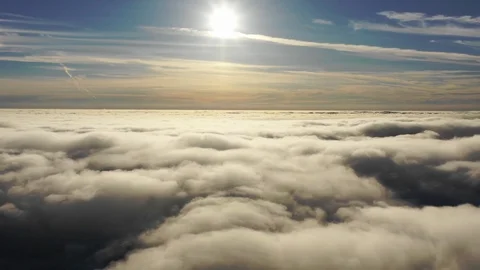 Aerial View of Cloud Stock Footage 105449679