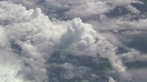 Aerial view of clouds Stock Footage 8677622