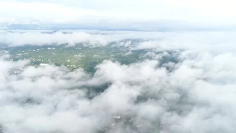 Aerial view of  clouds Stock Footage 139937262