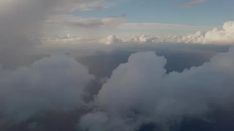 Aerial view of clouds Stock Footage 276717813