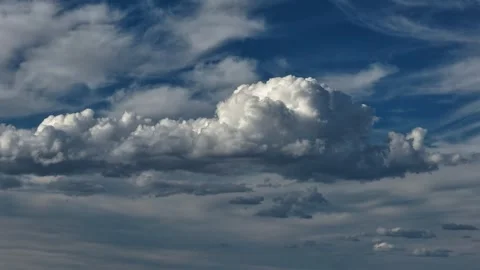 Aerial view of clouds over Flagstaff, United States. Stock Footage 346604797