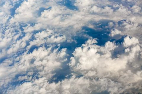 Aerial view of clouds Stock Photos