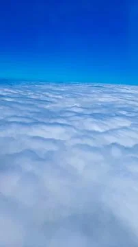 Aerial View of Cloudscape Over Germany - January 12, 2024 스톡 사진