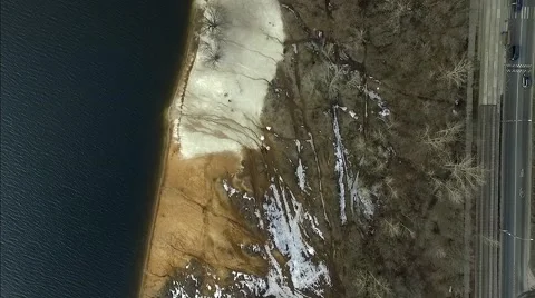 Aerial view of the coast Stock Footage 61769111