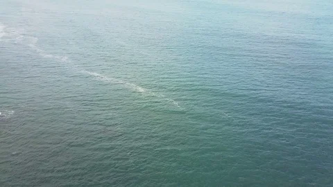 Aerial view on the coast Stock Footage 81261626
