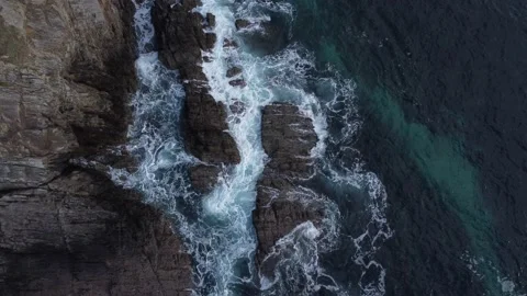 Aerial view of the coast Vídeo Stock 149146762