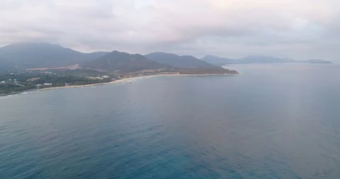 Aerial View of Coastline Stock Footage 103494552