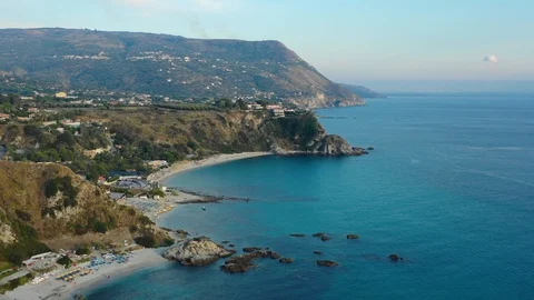 Aerial view of the coastline Stock Footage 117802107