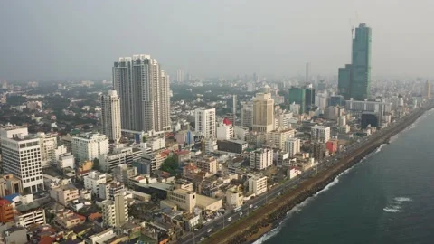 Aerial view of Colombo Stock Footage 223357827
