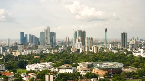 Aerial view of Colombo Stock Footage 228039765