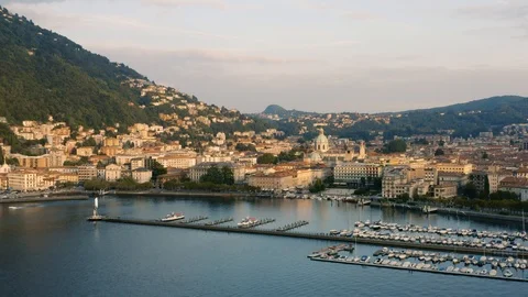 Aerial view of Como Stock Footage 116890070