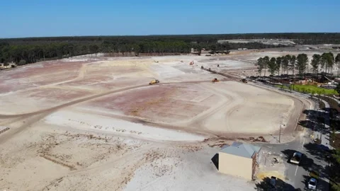 Aerial View of a Construction Area Stock-Footage 138876352