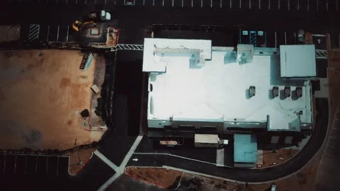 Aerial view of construction place 库存影片 139396373