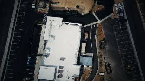Aerial view of construction place Vidéo 141420065