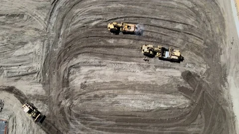 Aerial View Construction Project 库存影片 150900978