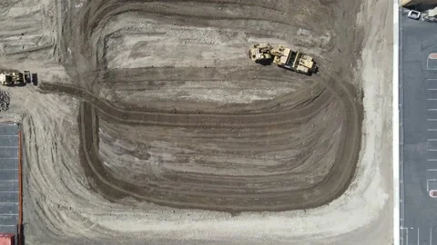 Aerial View Construction Project 스톡 동영상 150901205