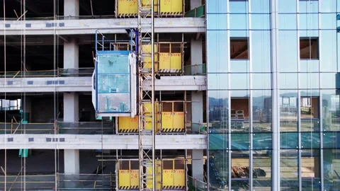Aerial view of construction site in hangzhou Stock Footage 165455642