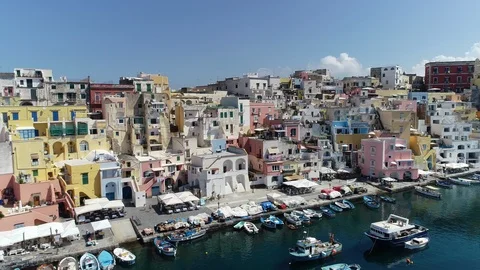 Aerial view of Corriccella Stock Footage 90445360