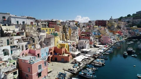 Aerial view of Corriccella Stock Footage 90445841