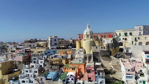 Aerial view of Corriccella Stock Footage 90446185