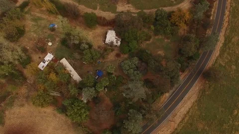 Aerial View of Countryside Stock Footage 82273418