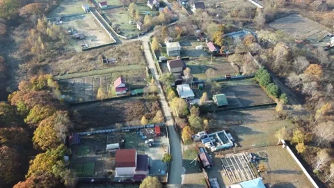 Aerial view, countryside Stock Footage 163406747