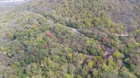 Aerial view of countryside 스톡 동영상 240157746