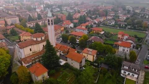 Aerial View Of Countryside Stock Footage 304064113