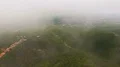 Aerial view of cozy houses in Sighnaghi town and green Alazani valley, tourism 4k or 4k+ Resolution