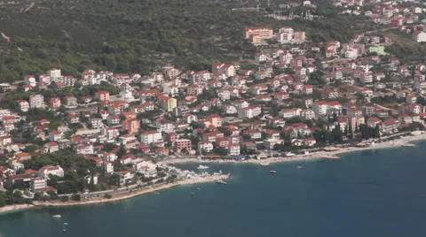 Aerial view of Croatia Stock Footage 32117923