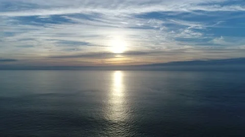 Aerial view of Croyde Devon Landscape (1) Stock Footage 163651811