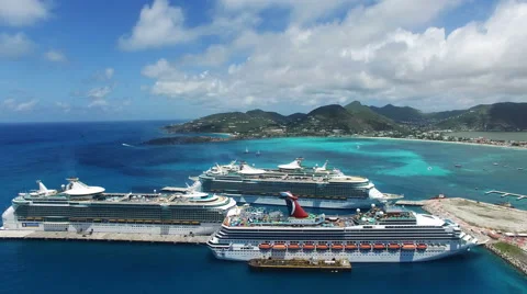 Aerial view of cruises Stock Footage 65285921